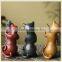 Factory price resin cat figure living room decoration manufacturer