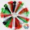 Posh Handmade Christmas Party Fluffy Red Green Black Tulle Satin Line Tutu Skirt For Baby Girls