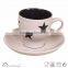 Ceramic coffee cups and saucers,stoneware wholesale coffee cup and saucer,personalized tea cups & saucers