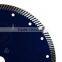 turbo blade diamond blade for granite/ 230mm diamond saw blade for stone/diamond tool manufacturer