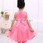 MGOO Stock Wholesale Girl Pink Pageant Dress Princess Party Children Girl 10 Years Dress 58