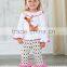 HOT sale children ruffle clothing cute animal clothes baby clothes kids outfit