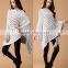 Latest design different color choice women batwing sleeve solid stitching knit cardigan new sweater