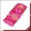 Pink Chinese Style Silk Brocade Jewelry Roll ,jewelry Pouch JR004