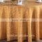 Wedding Banquet Table Cloth with Embroidered Logo