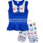100 cotton chick applique clothing set easter summer baby girls outfits wholesale kids clothes