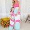 onen 2017 newest fashion monther and child summer long dresses mother daughter dresses