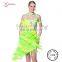 Tassel Latin Performance Latin Dance Dress In Fluorescent 2016 L-12465