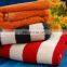 Stripe Style and 100% Cotton Material Custom Beach Towel