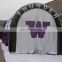 hot sale promotion oxford purple giant inflatable football helmet sports tunnel