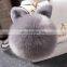 Cute Rabbit Ear Hair Ball Ornaments Fashion Fur Bag Pendant Plush Keychain