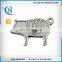 Made in china cheap metal unity metal die struck blank lady badge pin