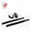 Multi-purpose removeable open and close black straight cable tie