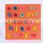 die cut customized colorful felt letter board for kids