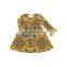 Stripe Printed Ruffle Sleeve Dress Kids Clothing Girl Dress