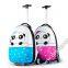 18 Inch Carry on Kids Luggage Hard Side Upright Spinner Suitcase Lightweight Rolling Wheels