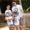 summer New Family Set Mother and daughter clothes Kids Baby Milo Sports T shirt +Pants Girls Boys sets