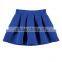 Korean girls short skirts 2016 flared pleated royal blue midi skirt                        
                                                                                Supplier's Choice