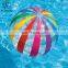 Inflatable Beach Ball Rainbow PVC Inflatable Giant Beach Ball for Sale