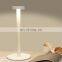 Luxury simple basic led light Rustic Room dinning round side battery powered table decorative cordless desk lamp for restaurant
