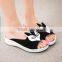 new 2016 lovely tow Korean cartoon version of the fox beach slippers Free samples