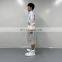 Washable Ppe Waterproof Protective Gown Reusable Polyester+ TPU Yellow Blue with Elastic Cuff Isolation Gowns