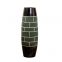 Abstract Creative Frosted Large Green White Floor Pattern Hand Made Sculpture Ceramic Vase