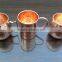 Manufacturer and Exporter of Hammered Copper Barrel Mug With Solid Brass Handle from India