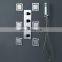 HM002 Luxury concealed thermostatic hangrid black antique gold shower set 12 inch
