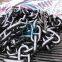 flash welded black coated U3 marine chain with stud