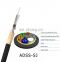 Factory Price 12 48 96 144 Core Single mode G.652D Aerial adss 24 core Fiber Optic Cable