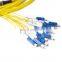 Fiber optic MPO breakout fiber cable mpo to lc