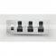 220V Hotel Multi Media Power VGA Wall Plate Socket