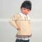 Anti-shrink knitted pattern jumper Girls polo Pullover sweater dress