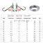 Amazon 100pcs/bag 304 Stainless Steel flattening ring fishing Lure Parts Accessories double Split Ring
