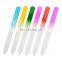 Popular Colorful Crystal Glass nail file 100/180 240 Grit Double Side Oem Professional Sanding Nail Files For Manicure