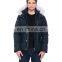 Men's high-end Fox fur collar, down jacket, hooded thermal jacket