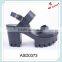 Cheap wholesale new style ladies high heel anti-slip fancy buckle up slingback sandals