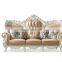 European Italian style solid wood frame sofa set living room furniture