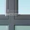 Glass Corner Window Thermal Break Aluminum Chain Winder Awning Windows