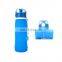 Customized 100% Leak Proof Foldable Water Bottle Silicone