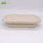 New Hot Disposable Biodegradable  Single compartment salad box Bagasse Food Box Take away Sugarcane container