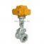1Inch Cast Iron Two Ways ANSI Flange AC220V Multi Turn Gate Valve