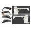 4x4 Offroad JL style Fender Flare Mud Guard For Jeep wrangler JK Accessories