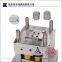 high precision plastic injection mold for PES GF15% RAL9005 moving contact base