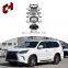 CH Wholesale Assembly Rear Diffuser Wheel Eyebrow Tailgate Light Full Bodykit For Lexus LX570 2008-2015 to 2016-2020