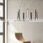 Creative Art Design Chandelier Lamp Nordic Black White Hanging Decorative Iron Pendant LED Lamp