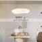 Simple Pendant Light Modern New Creative Round Lighting For Living Room Modern Design Plastic Circular LED Chandelier