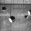 Home Hotel Office Metal Round Pendant Light Black White Drum Ceiling Hanging Lamp Modern Simple Interior Bedroom Chandelier