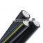 Aluminum Conductor XLPE Insulation Aerial Overhead Insulated Cable
